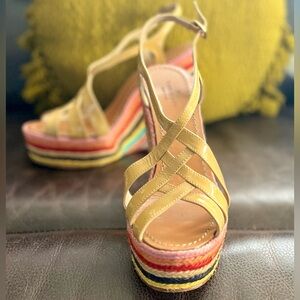 Kate Spade New York Lindsay wedges, size 8.